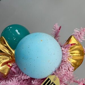 Light Blue Glitterville candy display